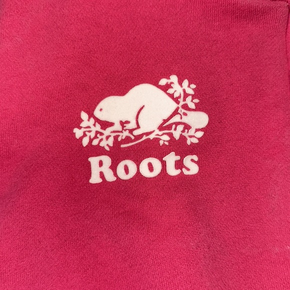 Vintage Roots zip up. No hood. Bright pink and grey. Worn once - Picture 4 of 6